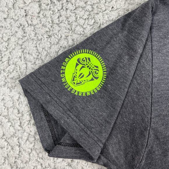 Fox Racing Moto Shirt Mens M Gray Fox Logo Short Sleeve Crew Neck - Picture 5 of 9